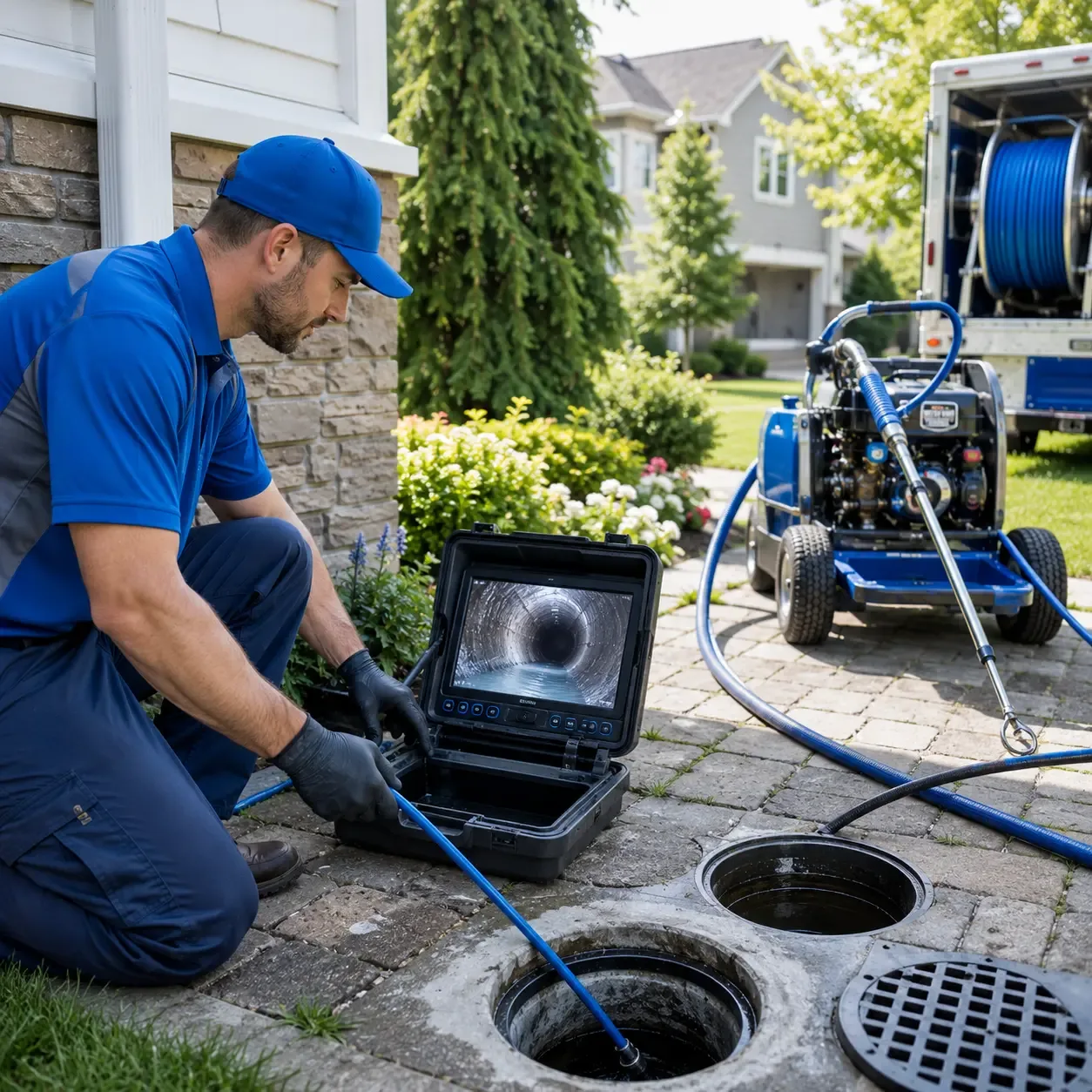 Outdoor drain cleaning professionals serving Monmouth, IA